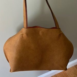 Free People reversible crossbody tote
